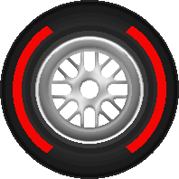 F1 super-soft tyre icon